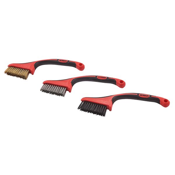 Amtech S3545 3 Piece brush set