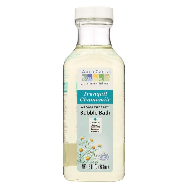 Aura Cacia Tranquility Natural Aromatherapy Bubble Bath - 13 fl oz