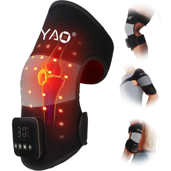 DGYAO Rechargeable Near Infrared Red Light Therapy Arm Knee Pad for Pain Relief