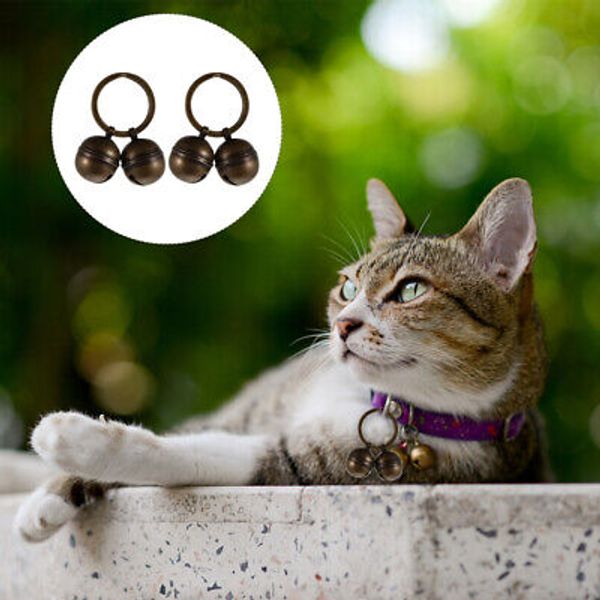 2 Sets Pet Pendant Accessories Dog Collar Bell Dog Training Bell Pet Bell Baby