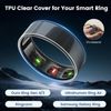 SimpleThings Transparent Smart Ring Protective Case Compatible with Oura Ring Gen 4 & 3, Scratch-Resistant TPU Clear Ring Case