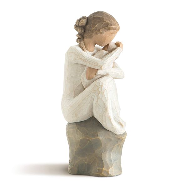 Willow Tree Guardian, Love and Protect Thee Forever, A Gift to Celebrate New Beginnings, New Families and The Love Between Parent and Child, Grandparent and Child, Sculpted Hand-Painted Figure