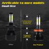 Ridroid 4X LED Headlight Combo Conversion Kit 9005 + H11 High Low Beam 6000K