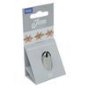 PME JEM Drop Flower Piping Nozzle no. 2D, Plastic, Silver Plastic