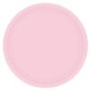 Blush Pink Disposable Round Paper Plates, 10 1/4"- 20 pcs.