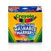 Crayola Ultraclean Broadline Bold Markers (10 Count)