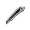 Olfa Silver Utility Knife with Auto Locking Snap-off Blade and Rubber Grip