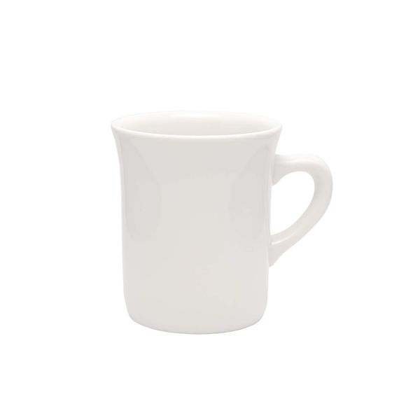 TAMAKI T-908037 Coffee Mug, White, Diameter 4.8 x Depth 3.7 x Height 4.3 inches (12.3 x 9.3 x 10.8 cm), 14.6 fl oz (420 ml), Microwave and Dishwasher Safe