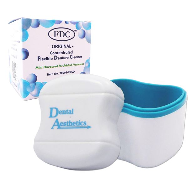 FDC Sachets & Denture Bath - Valplast Flexible Denture Cleaner (Blue Bath)