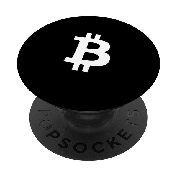 Bitcoin BTC Logo Cryptocurrency Trader #bitcoin Crypto Gift PopSockets Swappable PopGrip