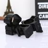 dophee 1" 25.4mm Ring Scope Mount + Same Base Extend Picatinny 20mm Rail 2 in 1