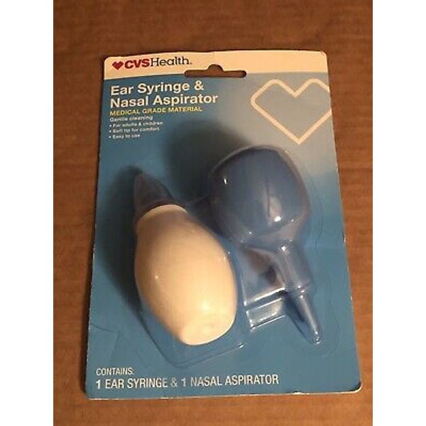 CVS Health Ear Syringe And Nasal Aspirator Set ￼