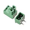 sourcing map 2-Pin 5.08mm Pitch Right Angle PCB Screw Terminal Block Connector 10 Sets