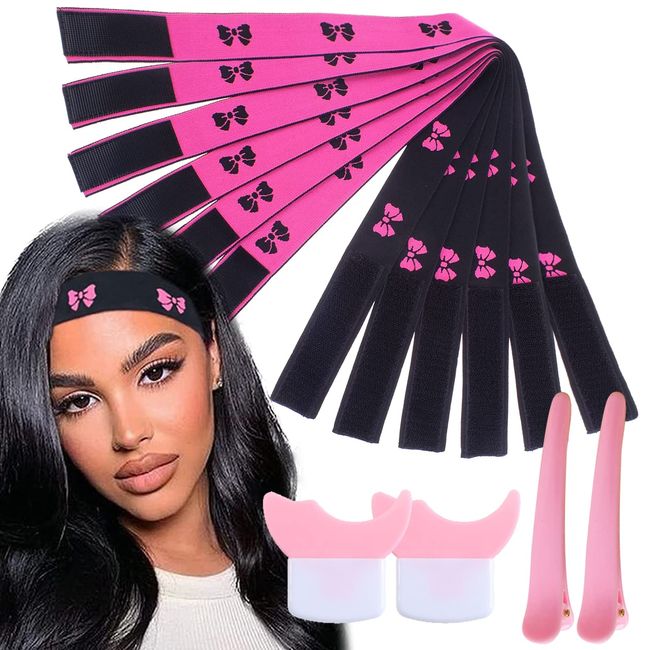 6PCS Wig Grip Headband Adjustable Silicone Hair Wig Band For