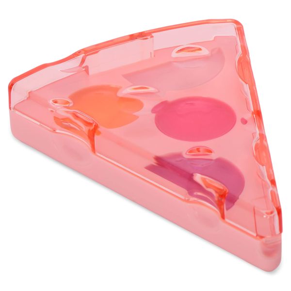 iscream Pizza Slice Shaped Vanilla Scented Solid Lip Gloss Trio