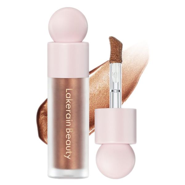 Go Ho Liquid Highlighter Makeup,Natural Face Highlighter Stick,Silky Smooth Light Liquid Luminizer,Long Lasting Highlight Face Illuminator Make up, 04 Candlelight