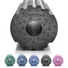 BODYMATE Active medium-hard foam roller with free E-Book - 30 x 15 cm - With Activating Surface Structure - Black
