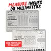 String Action Gauge for Guitars - Precision Setup Tool for Accurate Neck Relief, String Height, and Bridge Adjustments - String Action Ruler with Easy-to-Read Markings