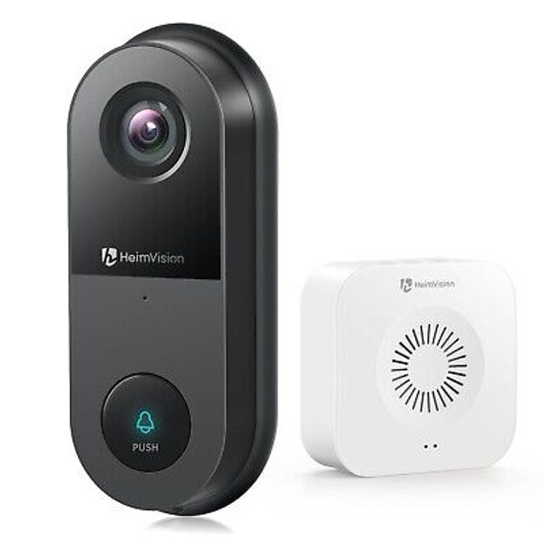 HeimVision 2K Video Doorbell Smart Intercom⁣ Door Ring Security Camera w/ Chime