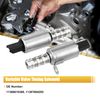 X AUTOHAUX 1 Pair Engine Variable Timing Oil Solenoid 11368610388 for Mini