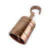 RopeServices UK 36mm Copper Decking Rope Hook, Deck Post End Fixing Post Fitting
