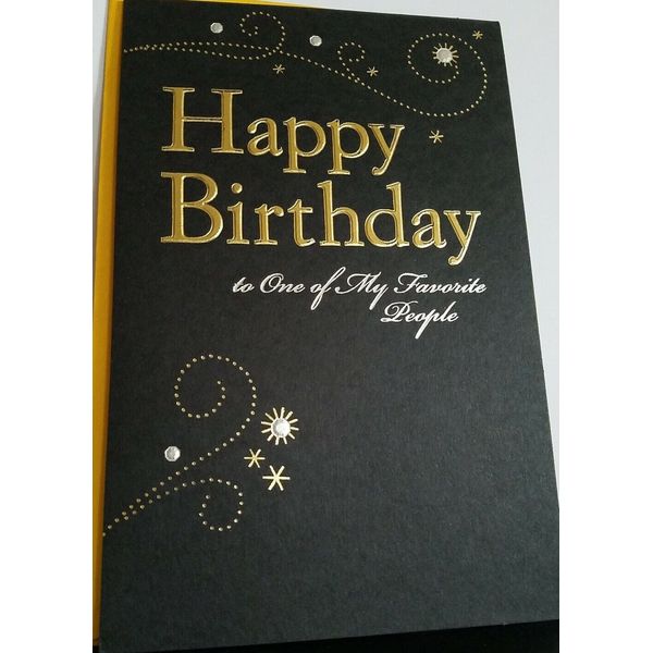 Happy Birthday Card To "One Of My Favorite People" By:  American Greetings