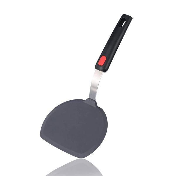 Tenta Kitchen Silicone Cooking Spatula,600°F Heat Resistant Spatulas for Nonstick Cookware Wide Pancake Spatula for Cooking and Baking