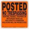 Minuteman Signs | Aluminum No Trespassing Motorized Vehicles Signs Bulk (25)