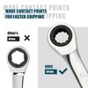 SORAKO Ratchet Spanner 21 mm, Combination Spanner Fixed Head Ratchet Spanner Combination Wrench