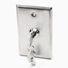 Fielect S70K Key Switch Lock On/Off Exit Switch Emergency Door Release SPST for Access Control Panel Mount with 2 Keys 52 * 36mm 1pcs