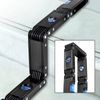 Topyond Magnetic Torpedo Level, Folding Level Ruler, Aluminum Alloy, 4 Bubble Multifunction Multi Angle Accurate Foldable Level Measuring Tool for Precise Leveling