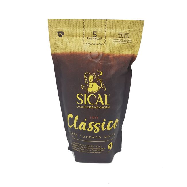 Sical, Classic Roasted Coffee Grounds, 8.9 Ounce