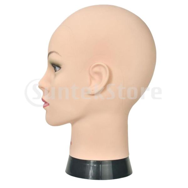 Mannequin Head Display Skin Tone Makeup Makeup Training Makeup Practice Wig Display