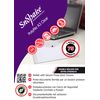 Snopake A3 Polyfile Popper Wallet with Press Stud Closure – Clear [Pack of 5] Ref: 11174