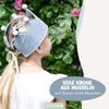 Paper Dragon Muslin Crown Printed Blue - Set 02
