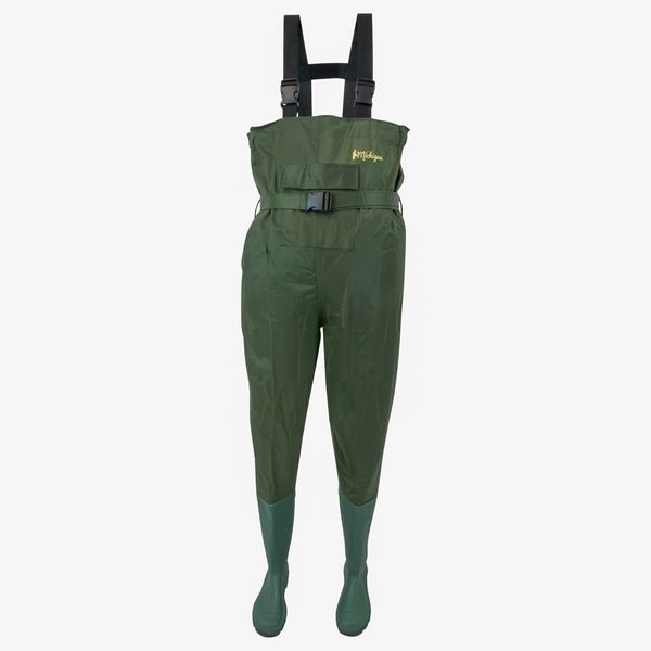 Michigan Nylon Chest Waders Including Belt - OLIVE SIZE 11