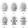 TENGA EGG STUD Egg Stud [Numerously Placed Hexagonal Projections] White