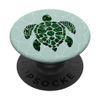 Chic light dark green Turtle on a Mint green color matching PopSockets Swappable PopGrip