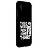 This Is My Work From Home Cool Remote Work Funny Cat Coffee Case for iPhone XS Max