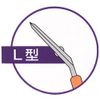 Chikamasa fruit thinning shears L shape flourine coated grape pruning USA