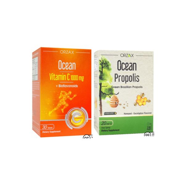 Vitamin C 1000mg 30 Tablet Ve Propolis Sprey 20 Ml