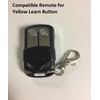 For Chamberlain Garage Door Opener Key Chain Remote Yellow Learn Button