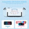 Kuitmor Protective Case Compatible with Nintendo Switch 2, Hard PC Slim Dockable Shell Cover Designed for Switch 2025, Game Console and Joy Con Controllers - DEG