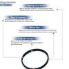 Replacement for Bissell ProHeat Pro-Tech Upright Carpet Cleaner 2 Belts