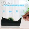 Desktop Tape Dispenser - Non-Skid Base - Weighted Roll -...