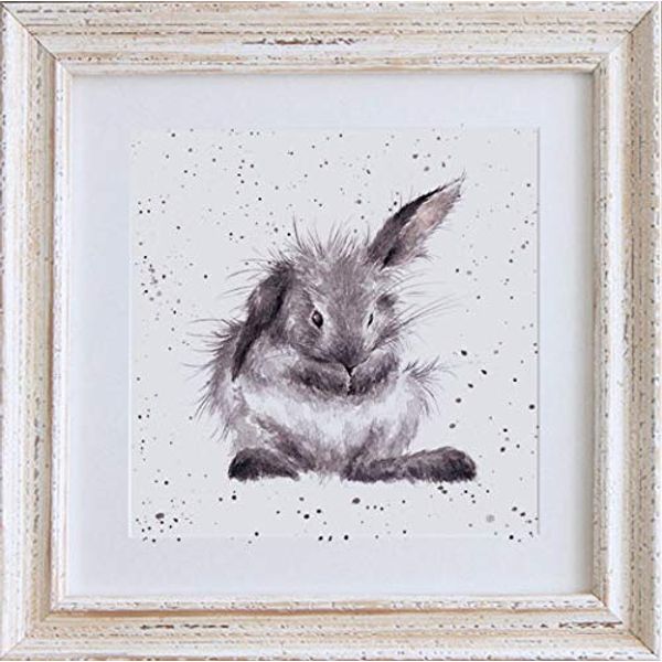 Wrendale Designs - 'Bathtime' Framed Card - White