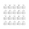 FZGLHQQ 20Pcs Push Pull Caps Reusable Bottle Caps Plastic Push Pull Replacement Caps Twisted Bottle Lids for Water Bottles(White)