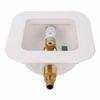 Ice Maker Outlet Box With Water Hammer Arrestor Pex Connection With Stop Valve 