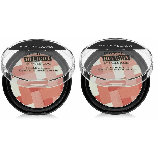 (Pack 2) Maybelline New York Face Studio Master Hi-Light Blush, Pink Rose, 0.31