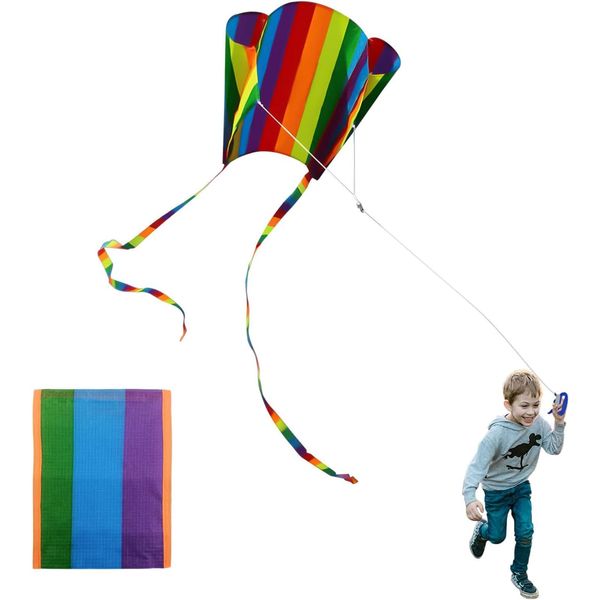 Kites for Children, Kites for Adults, Pocket Kite, Easy Flyer Kite Beach Game Outdoor Activities for Beginner, Gift to Boys Girls, Suitable for Playing On The Beach, Backyard, or Park